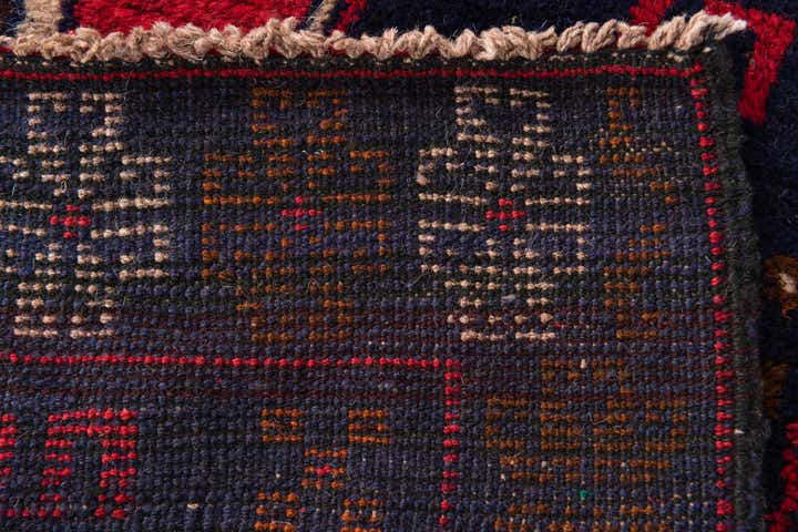 2' 9 x 4' 7 Hand Knotted Balouch Persian Wool Rug