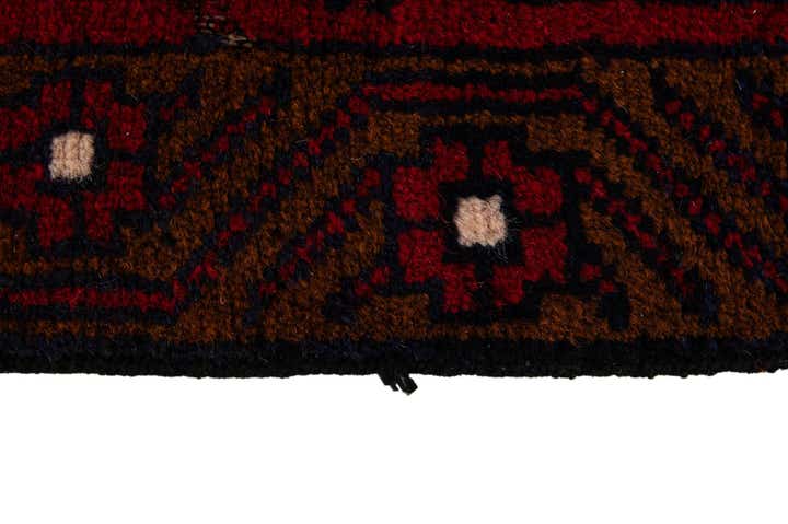 2' 9 x 4' 8 Hand Knotted Balouch Persian Wool Rug