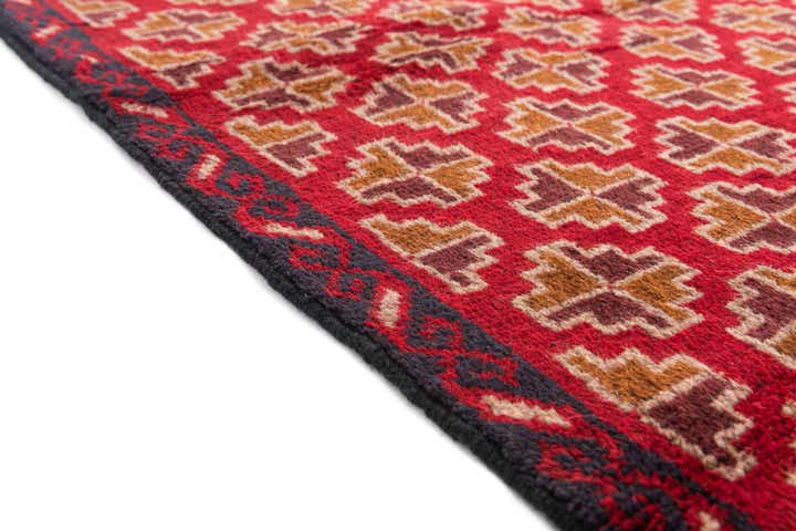 3' x 4' 9 Hand Knotted Balouch Persian Wool Rug