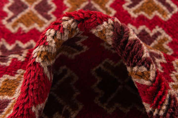 3' x 4' 9 Hand Knotted Balouch Persian Wool Rug