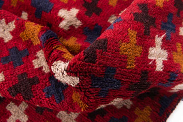 2' 10 x 4' 6 Hand Knotted Balouch Persian Wool Rug