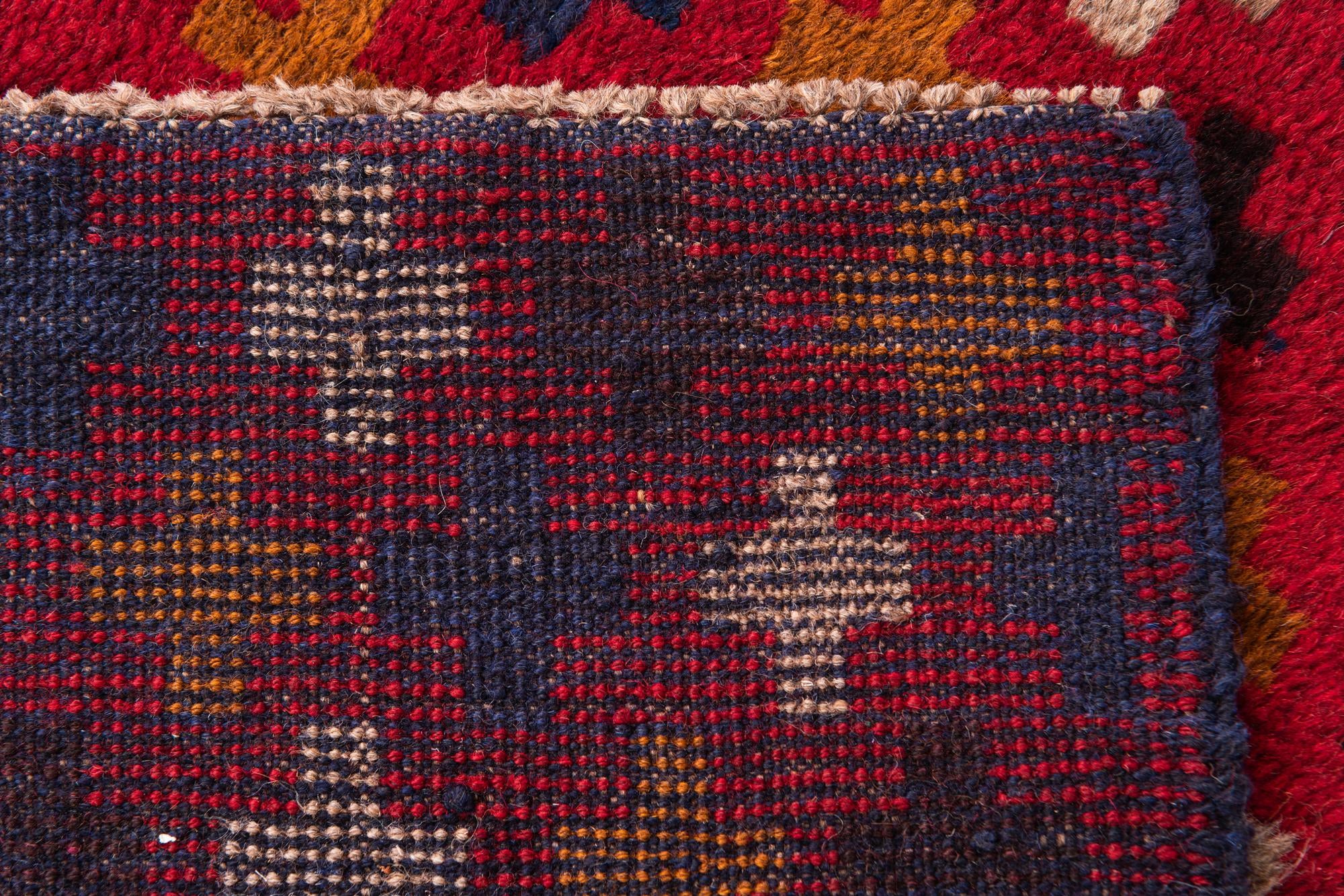 2' 10 x 4' 6 Hand Knotted Balouch Persian Wool Rug