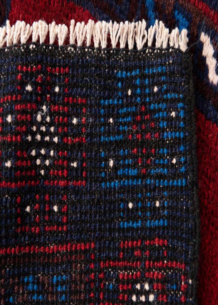 2' 10 x 4' 5 Hand Knotted Balouch Persian Wool Rug