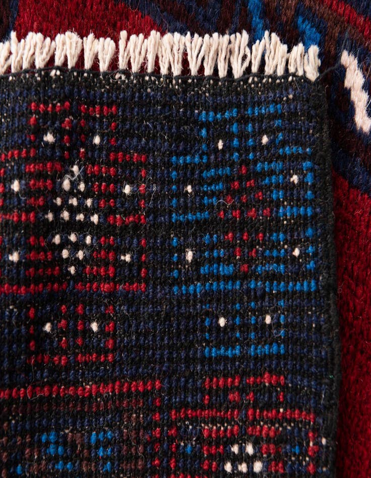 Detail image of 2' 10 x 4' 5  Hand Knotted Balouch Persian Wool Rug