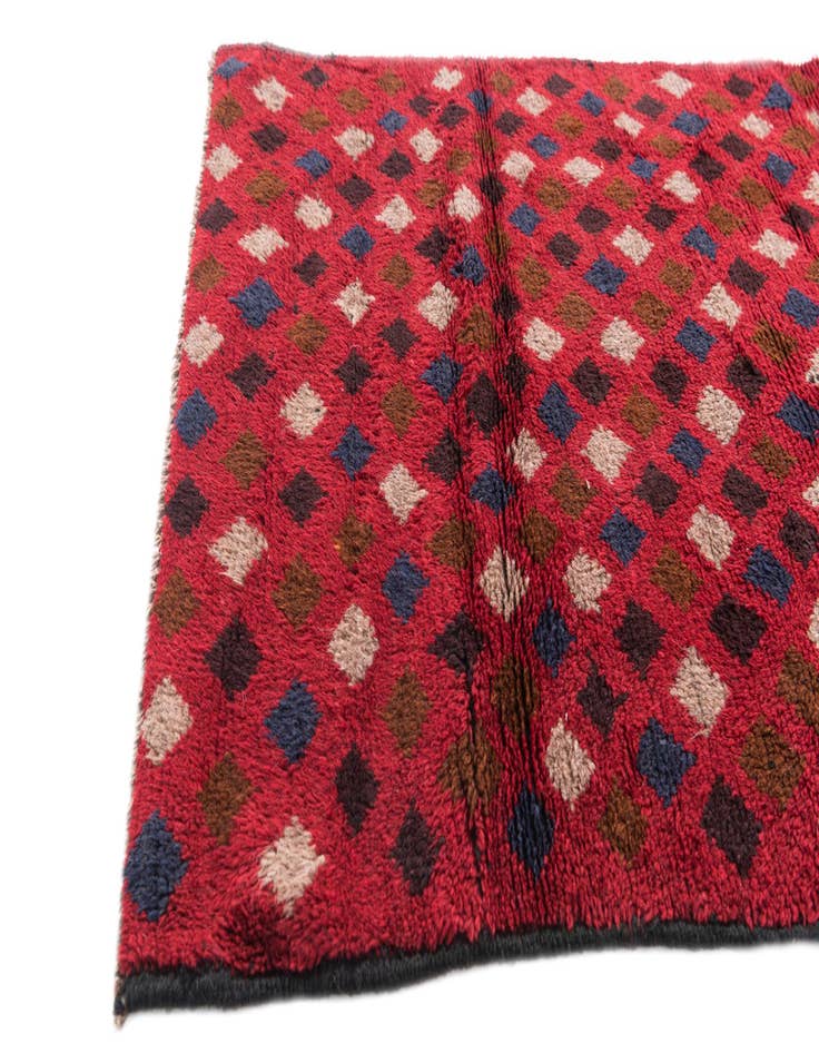 Detail image of 2' 10 x 4' 6  Hand Knotted Balouch Persian Wool Rug