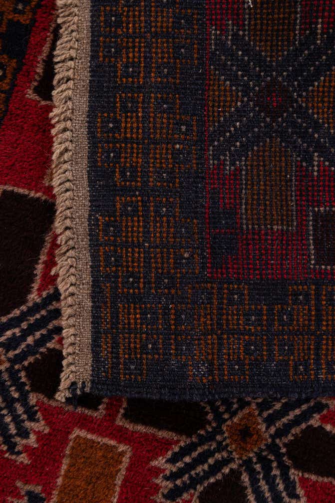 2' 10 x 4' 9 Hand Knotted Balouch Wool Rug