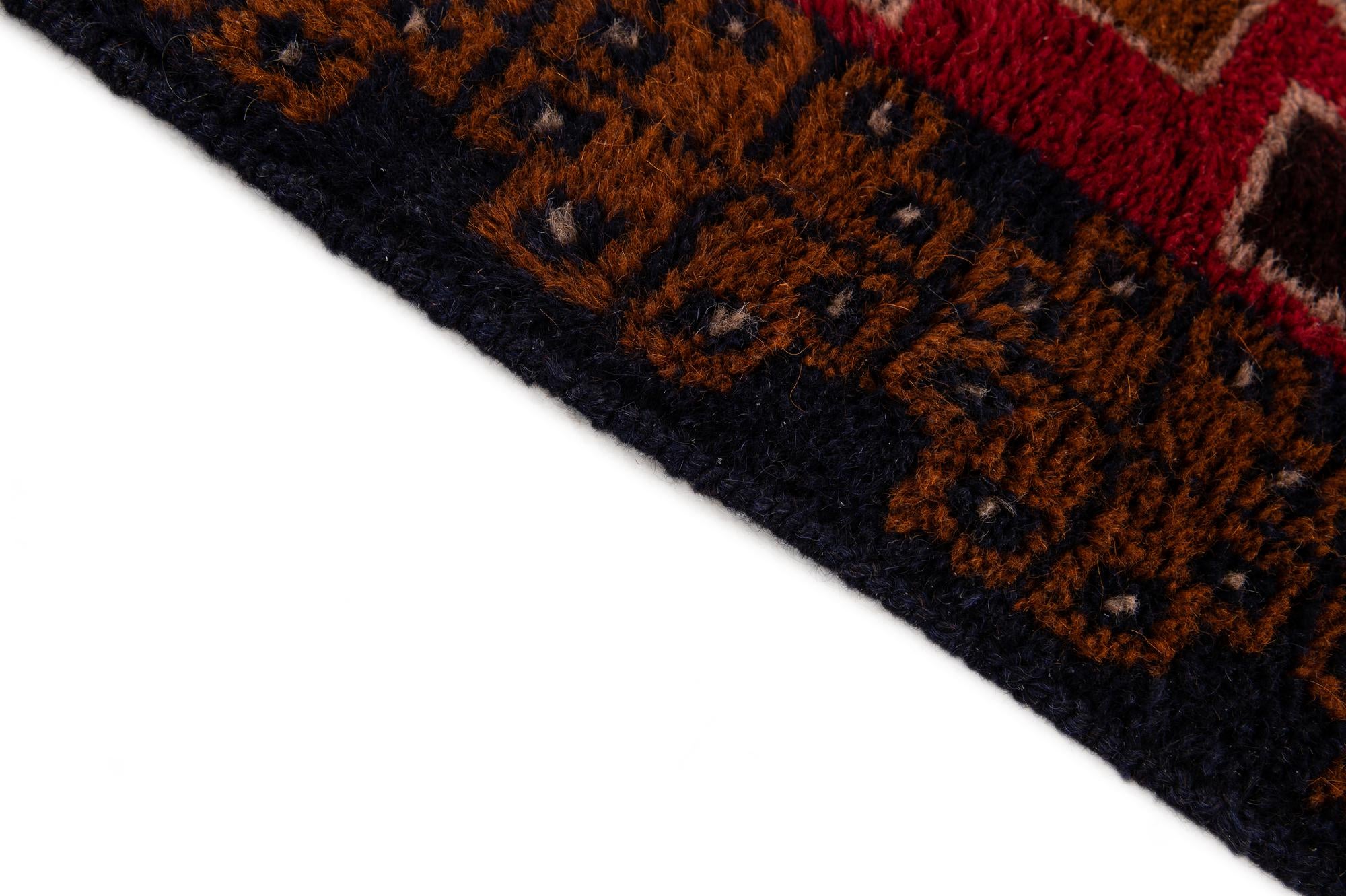 2' 10 x 4' 9 Hand Knotted Balouch Wool Rug