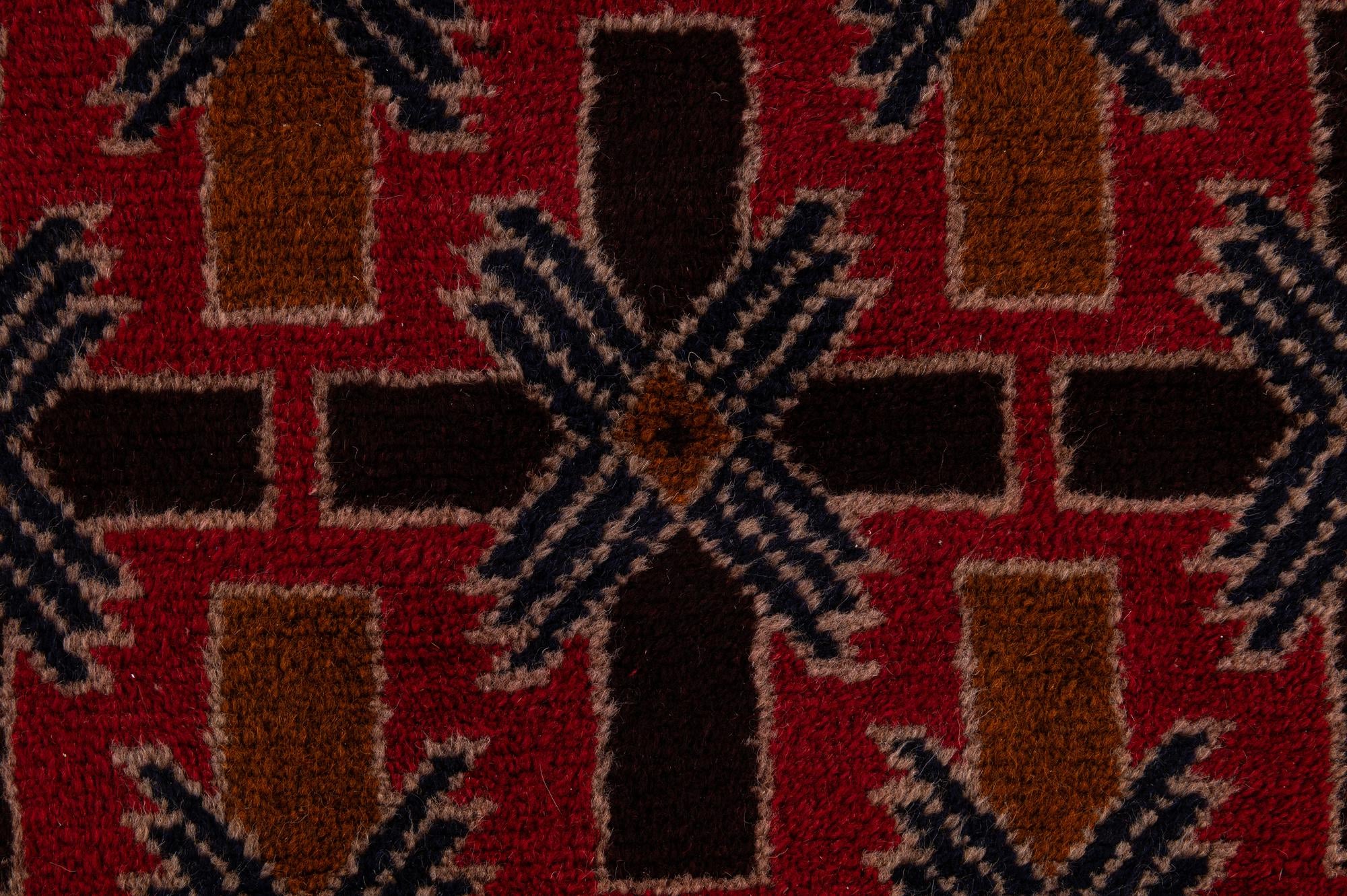 2' 10 x 4' 9 Hand Knotted Balouch Wool Rug