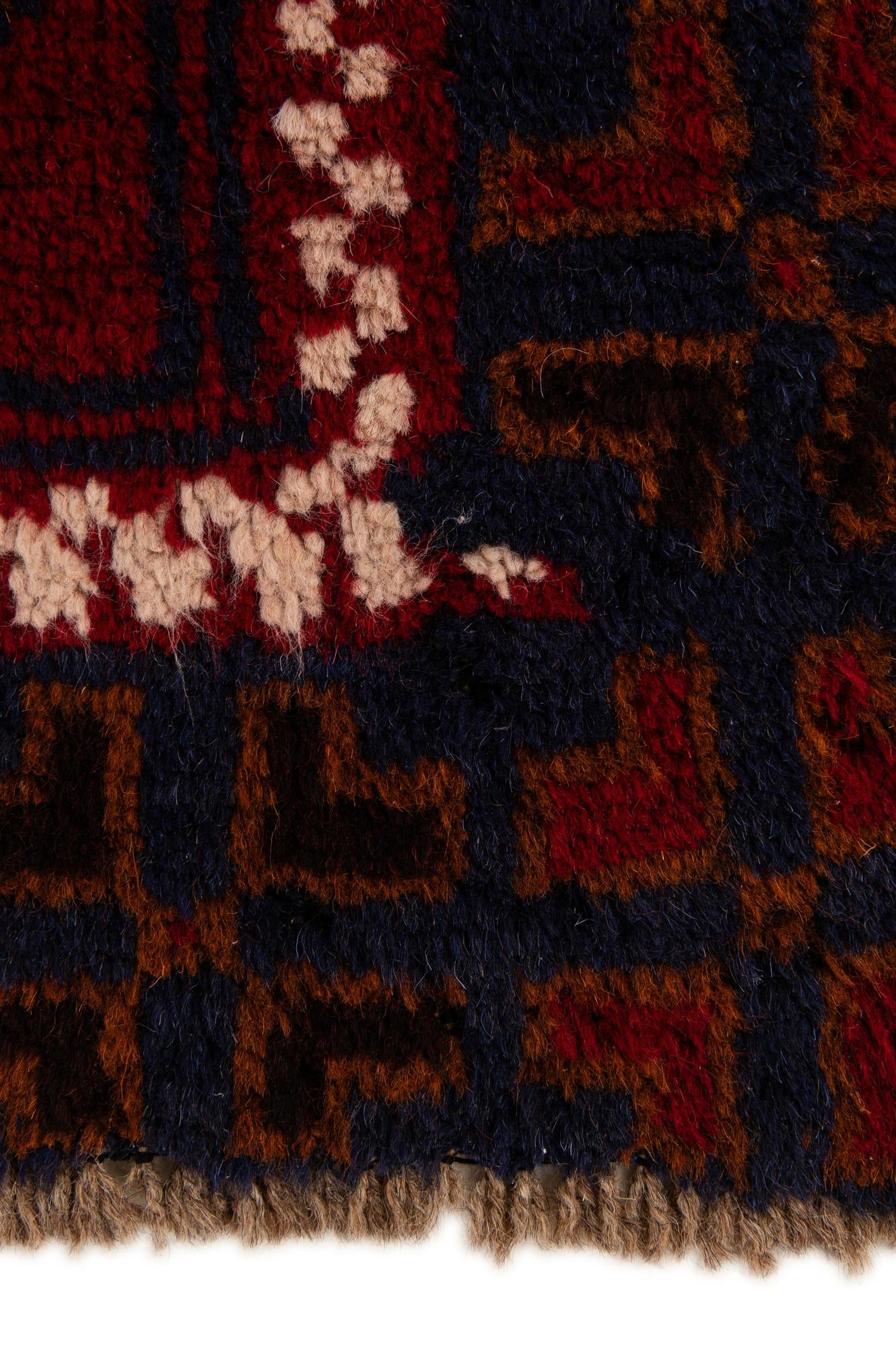 2' 9 x 4' 9 Hand Knotted Balouch Persian Wool Rug