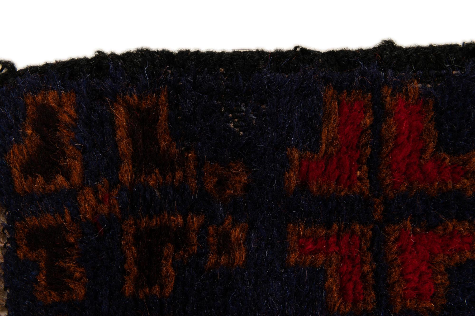 2' 9 x 4' 9 Hand Knotted Balouch Persian Wool Rug