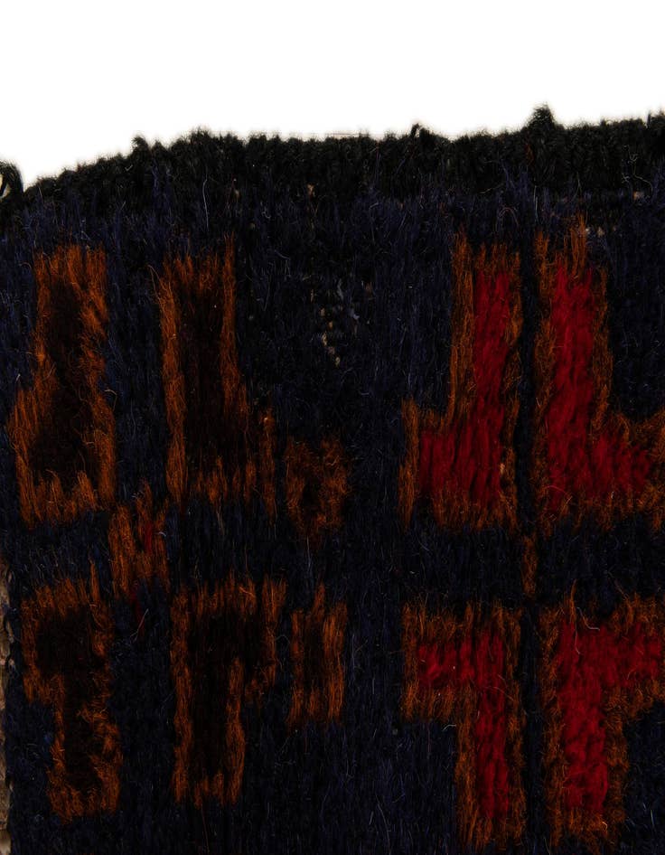 Detail image of 2' 9 x 4' 9  Hand Knotted Balouch Persian Wool Rug