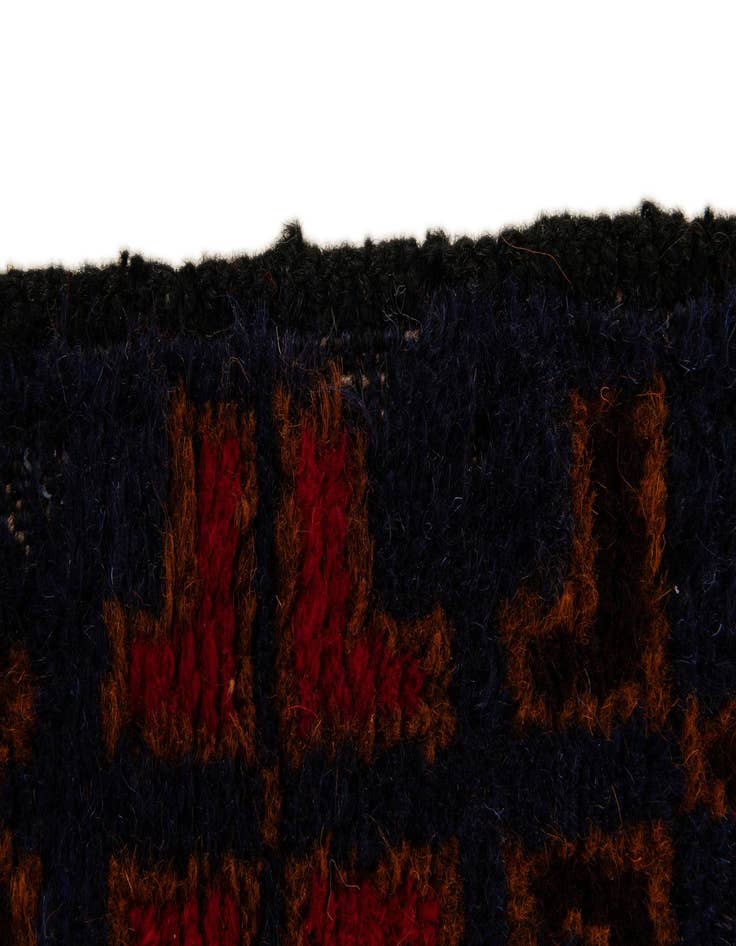 Detail image of 2' 9 x 4' 9  Hand Knotted Balouch Persian Wool Rug