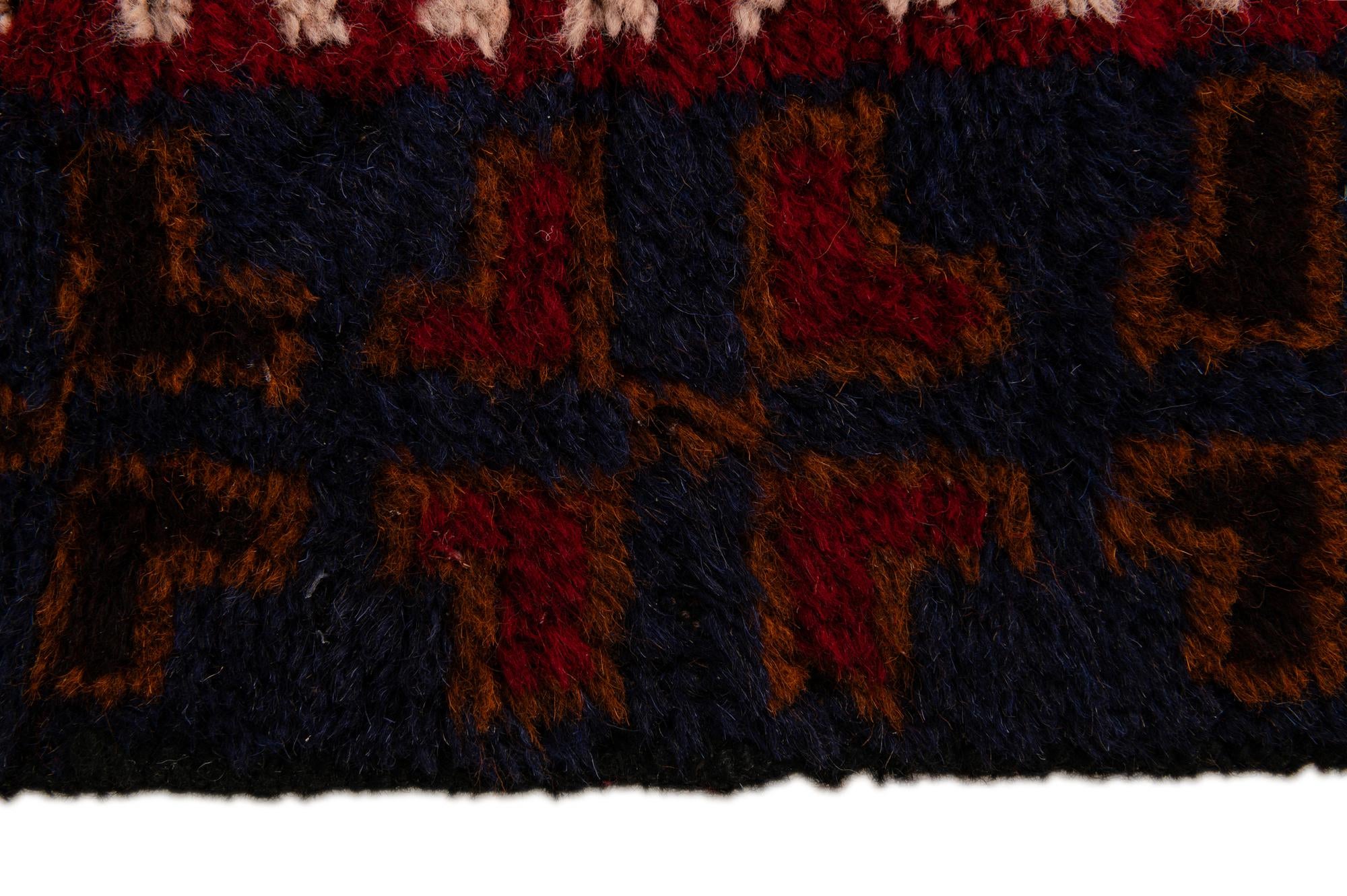 2' 9 x 4' 9 Hand Knotted Balouch Persian Wool Rug