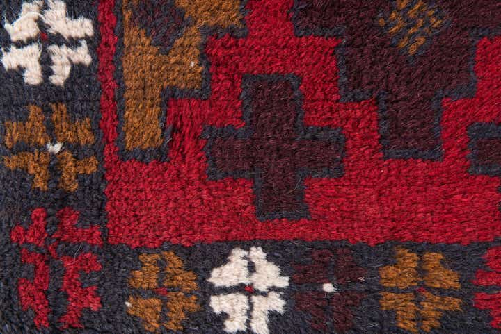 2' 9 x 4' 7 Hand Knotted Balouch Persian Wool Rug