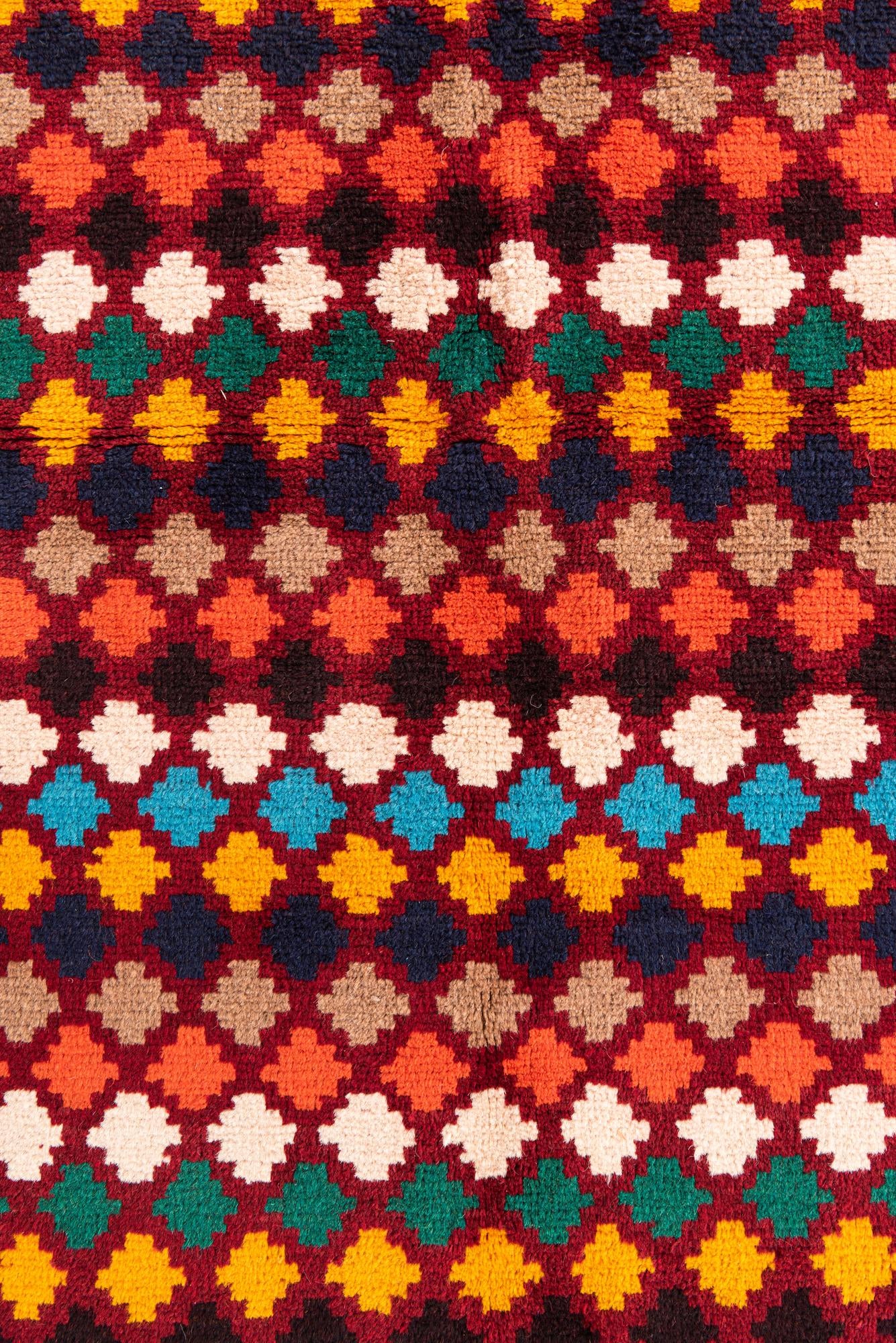 4' x 5' 9 Hand Knotted Balouch Wool Rug