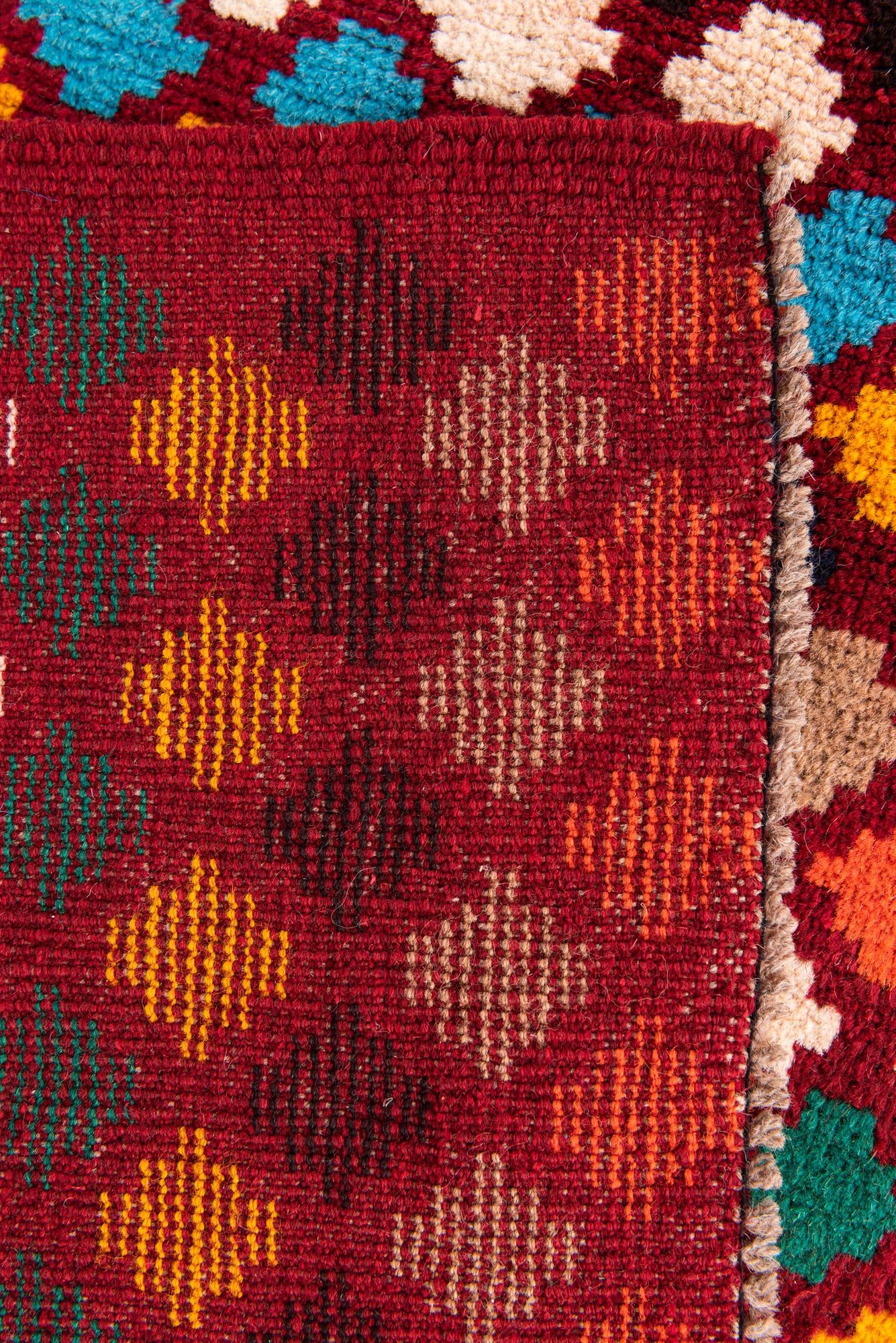 4' x 5' 9 Hand Knotted Balouch Wool Rug