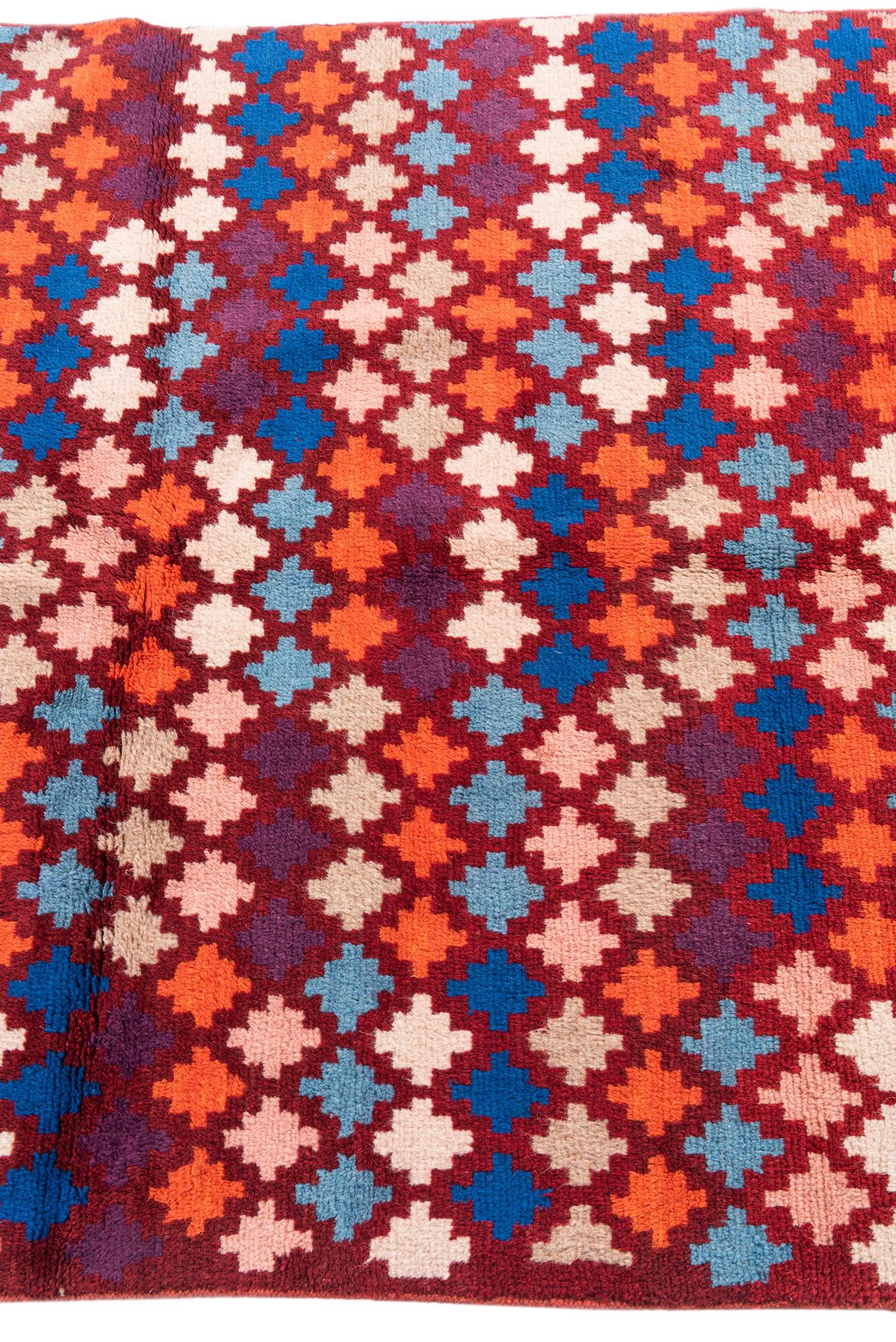 3' 7 x 5' 10 Hand Knotted Balouch Wool Rug