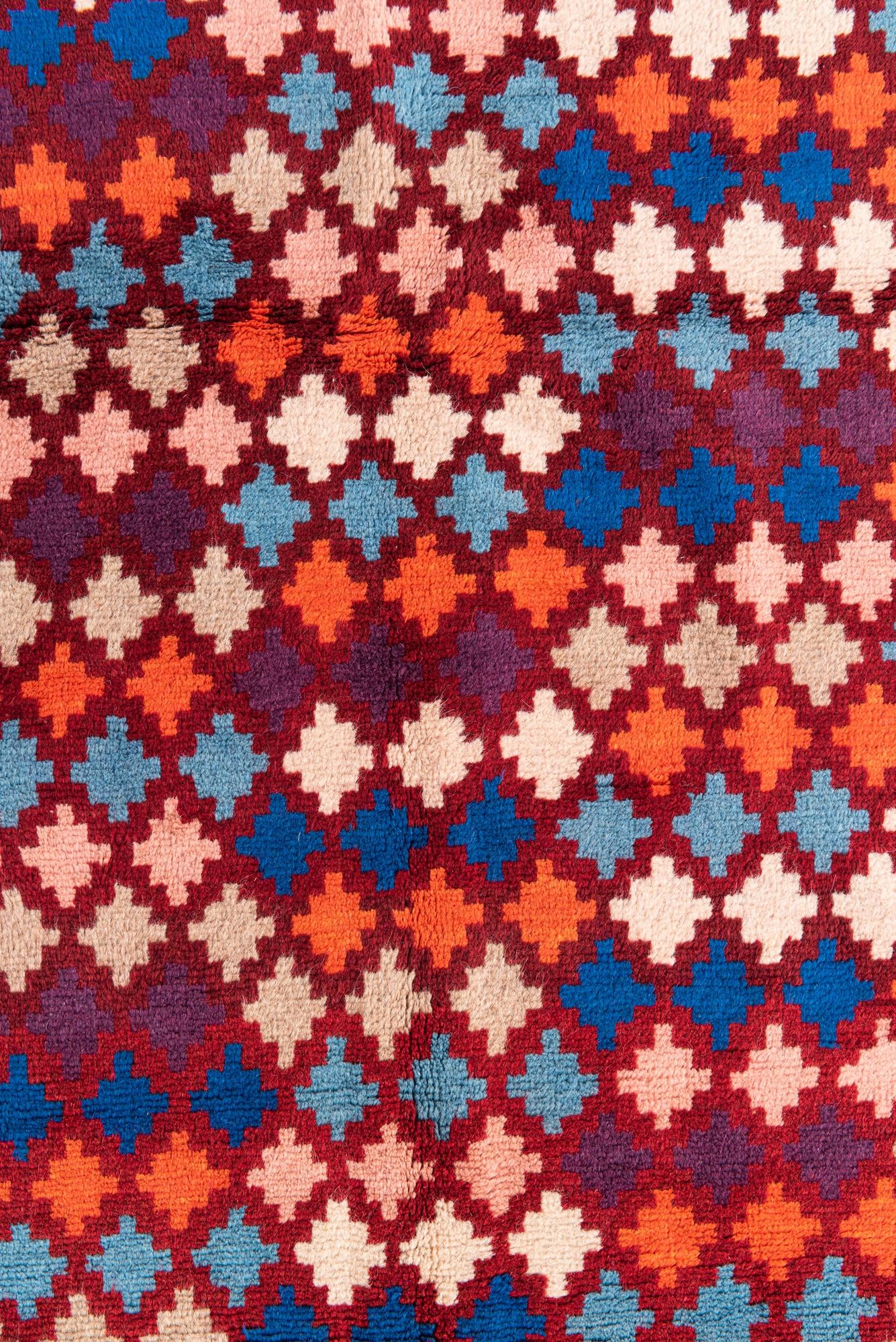 3' 7 x 5' 10 Hand Knotted Balouch Wool Rug