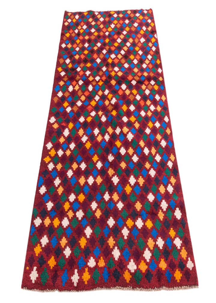 4' x 6' 1 Hand Knotted Balouch Wool Rug