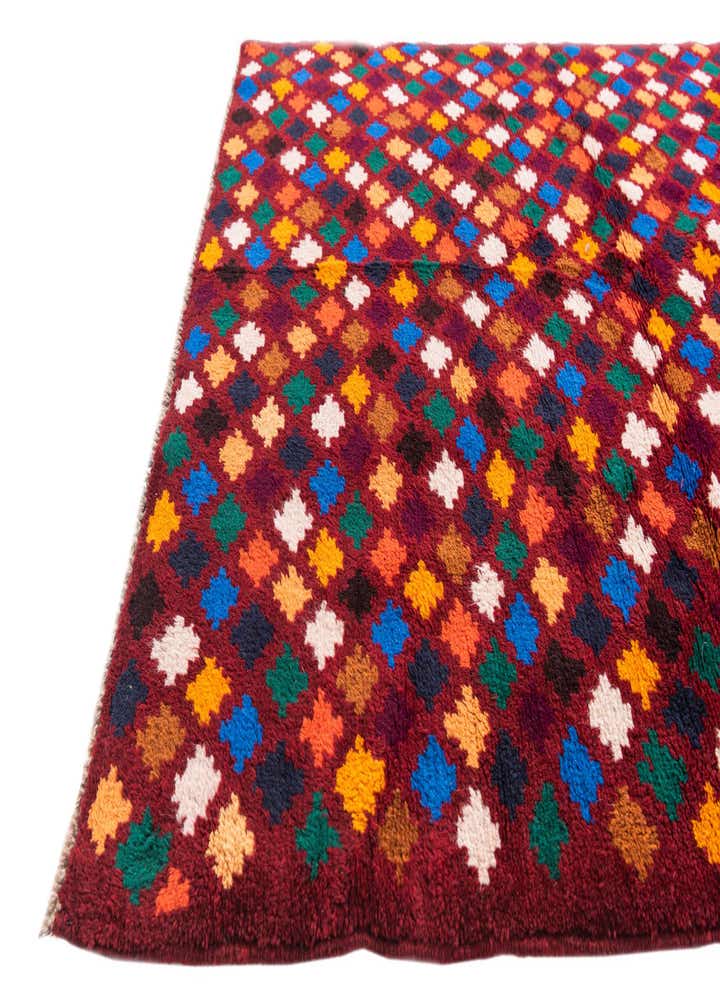 4' x 6' 1 Hand Knotted Balouch Wool Rug