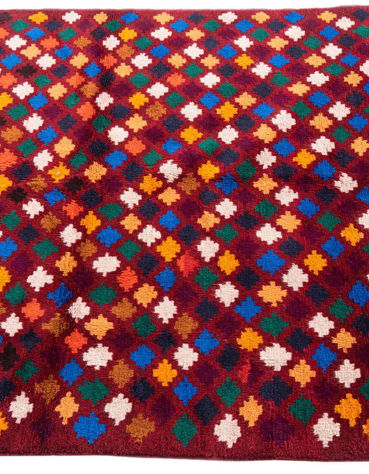 Detail image of 4' x 6' 1 Hand Knotted Balouch Wool Rug