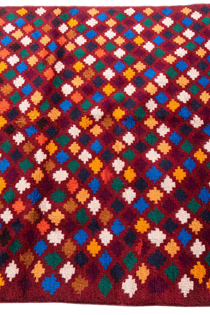 4' x 6' 1 Hand Knotted Balouch Wool Rug