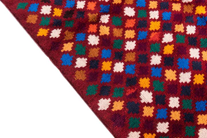 4' x 6' 1 Hand Knotted Balouch Wool Rug