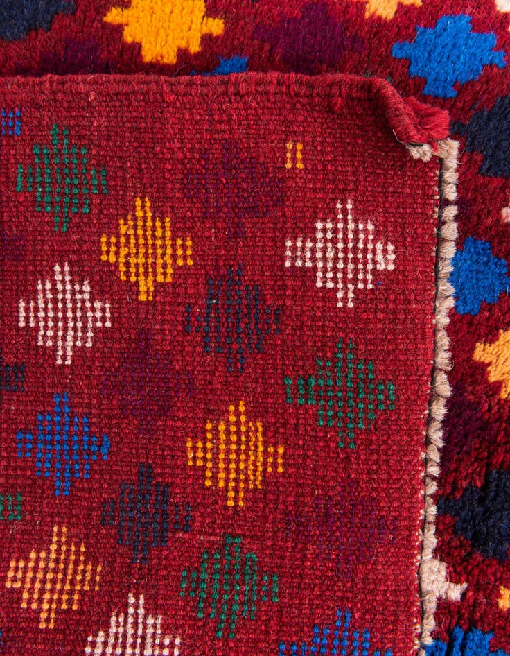 Detail image of 4' x 6' 1 Hand Knotted Balouch Wool Rug
