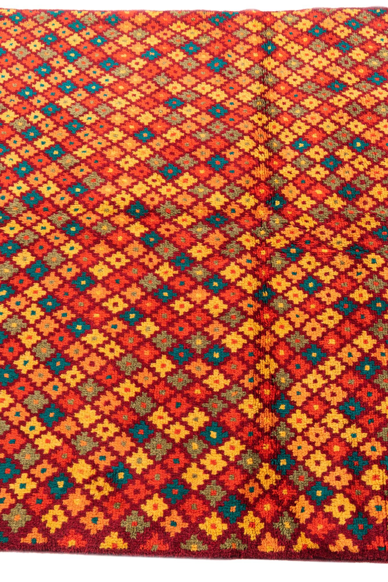 4' 1 x 5' 8 Hand Knotted Balouch Wool Rug