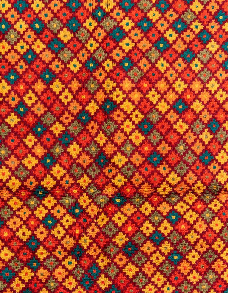 Detail image of 4' 1 x 5' 8  Hand Knotted Balouch Wool Rug