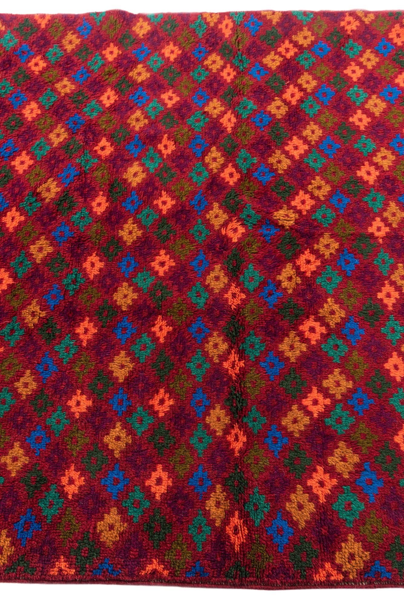 4' 2 x 6' 4 Hand Knotted Balouch Wool Rug