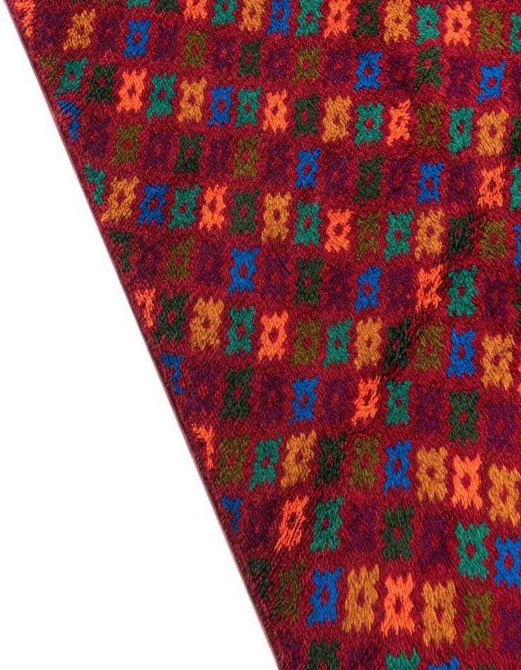 Detail image of 4' 2 x 6' 4  Hand Knotted Balouch Wool Rug