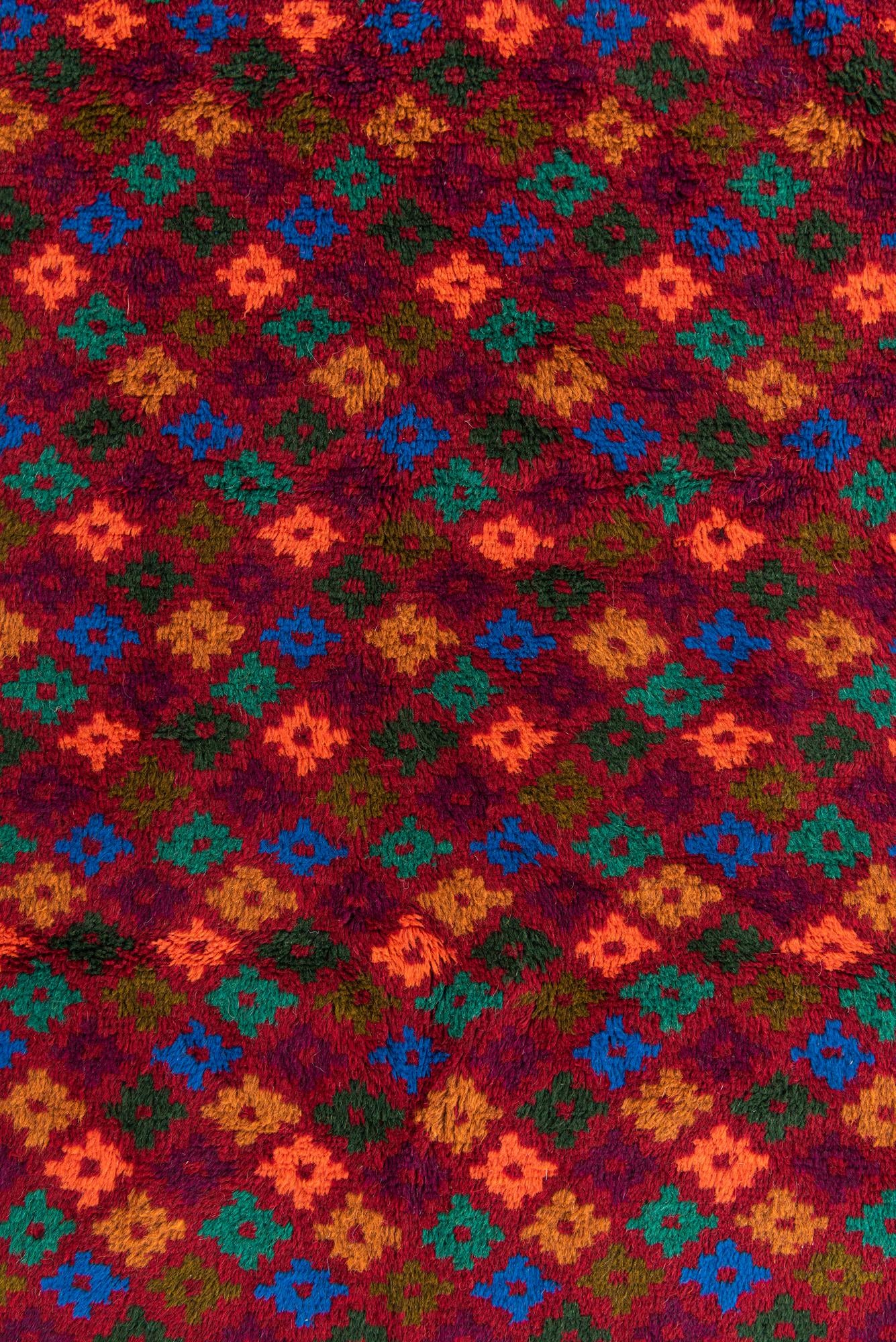 4' 2 x 6' 4 Hand Knotted Balouch Wool Rug