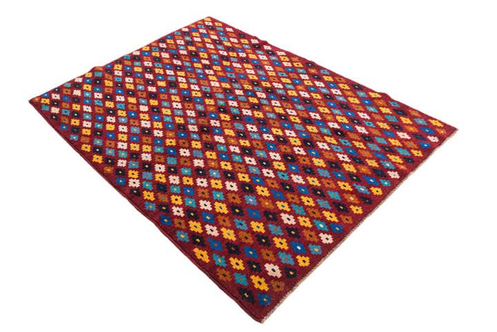 4' 3 x 5' 7 Hand Knotted Balouch Wool Rug