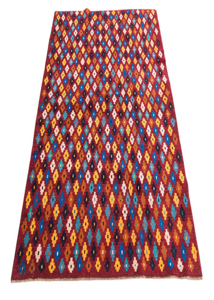 4' 3 x 5' 7 Hand Knotted Balouch Wool Rug