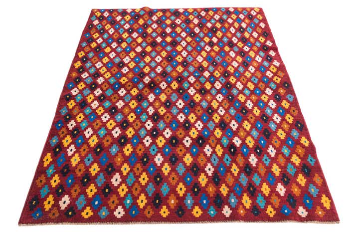 4' 3 x 5' 7 Hand Knotted Balouch Wool Rug