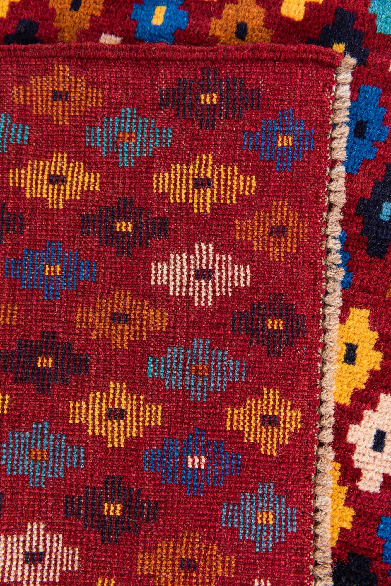 4' 3 x 5' 7 Hand Knotted Balouch Wool Rug