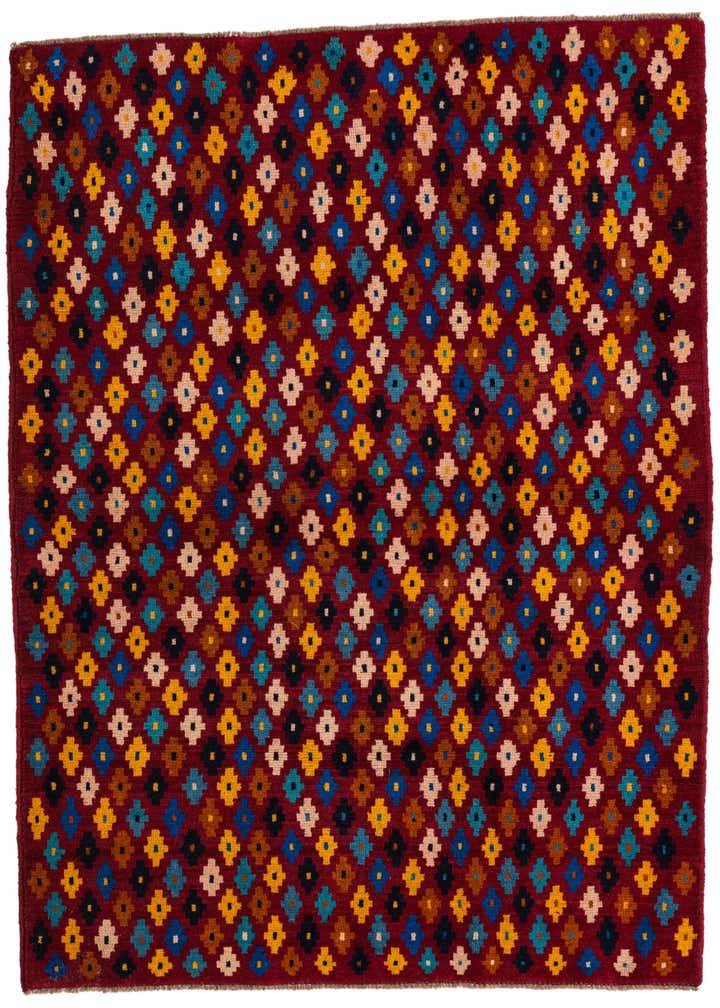 4' 3 x 5' 7 Hand Knotted Balouch Wool Rug