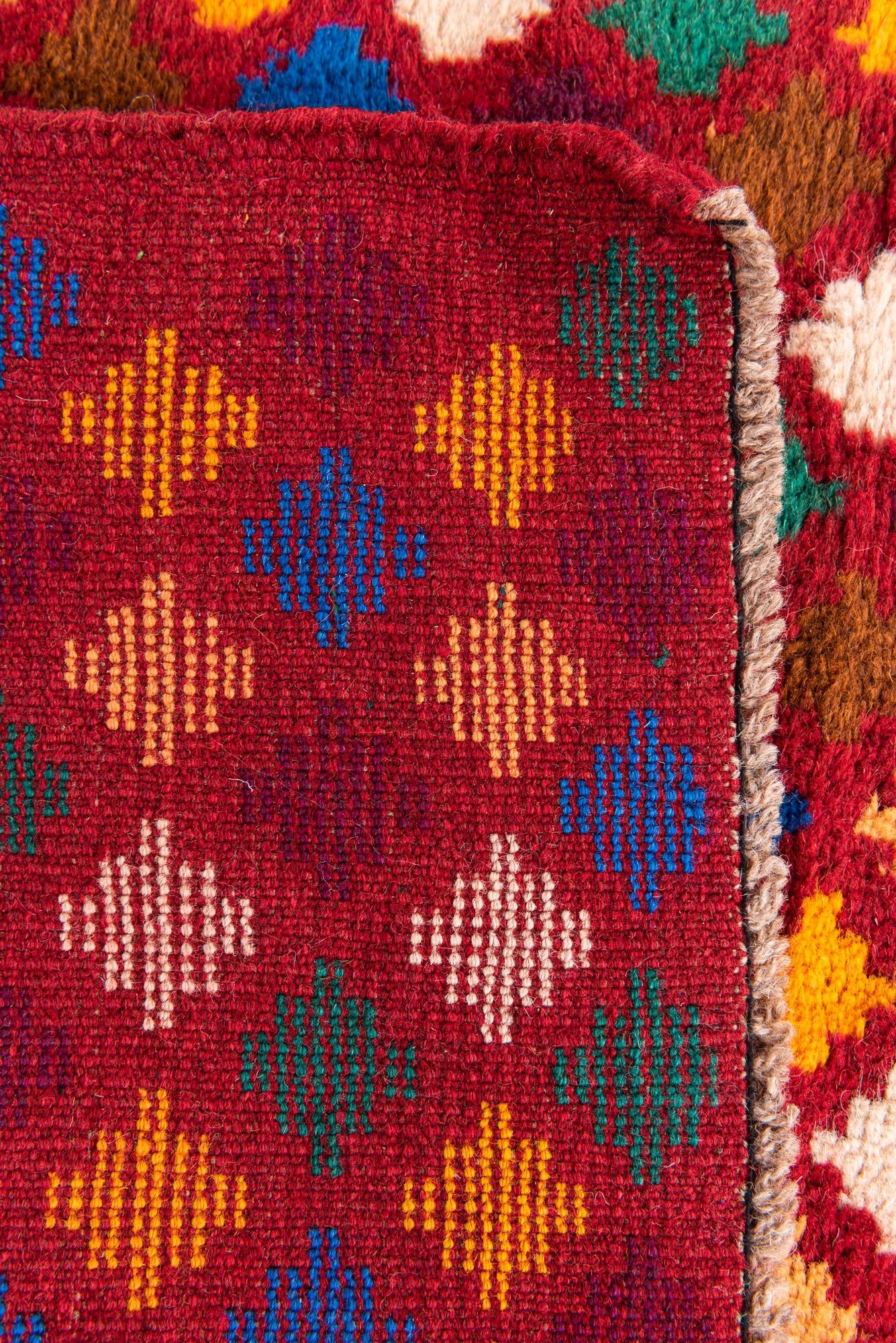 4' x 6' Hand Knotted Balouch Wool Rug
