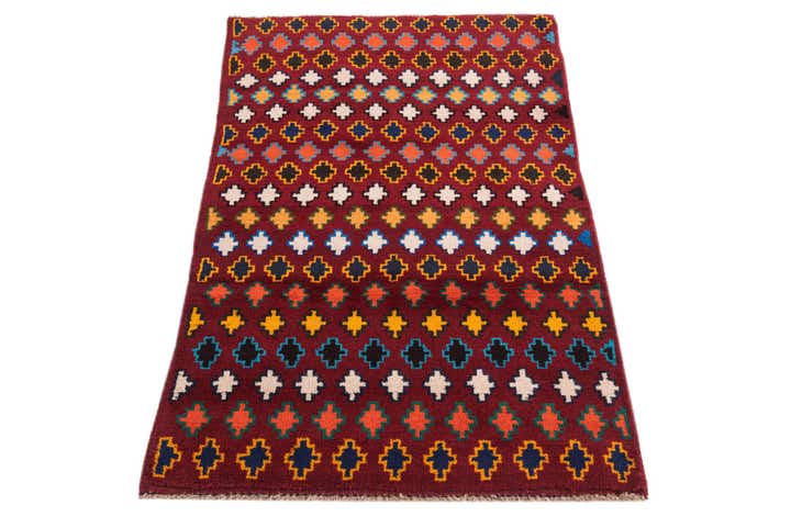 2' 8 x 4' 5 Hand Knotted Balouch Wool Rug