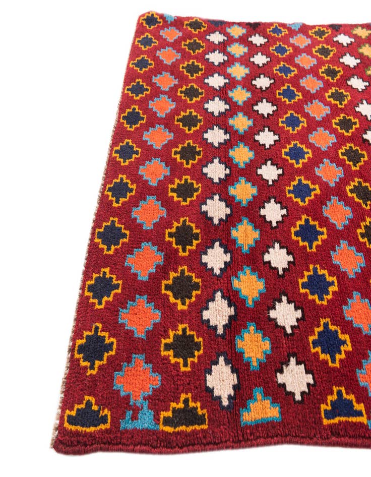 Detail image of 2' 8 x 4' 5  Hand Knotted Balouch Wool Rug