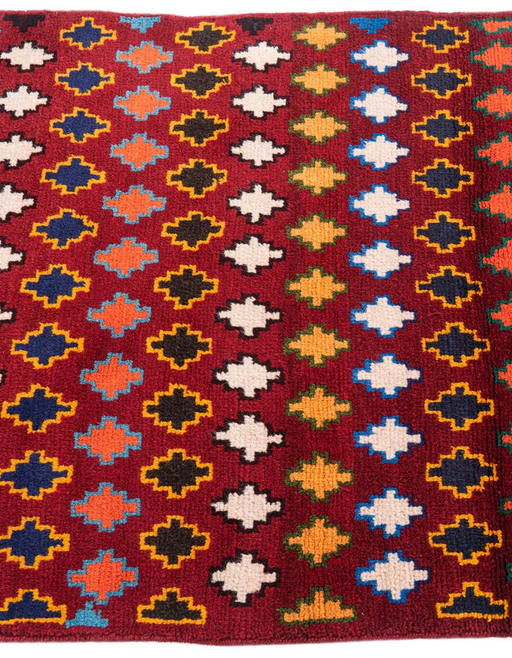 Detail image of 2' 8 x 4' 5  Hand Knotted Balouch Wool Rug