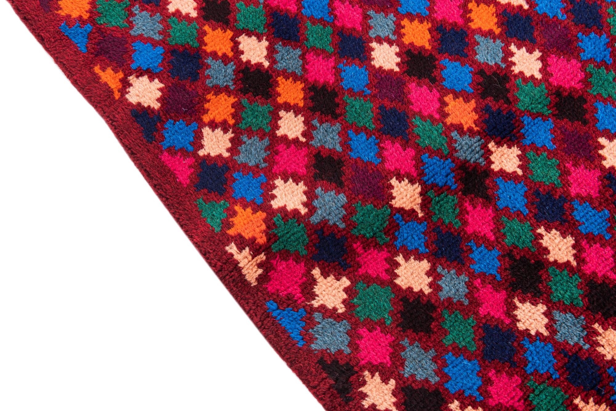 3' 1 x 4' 9 Hand Knotted Balouch Wool Rug