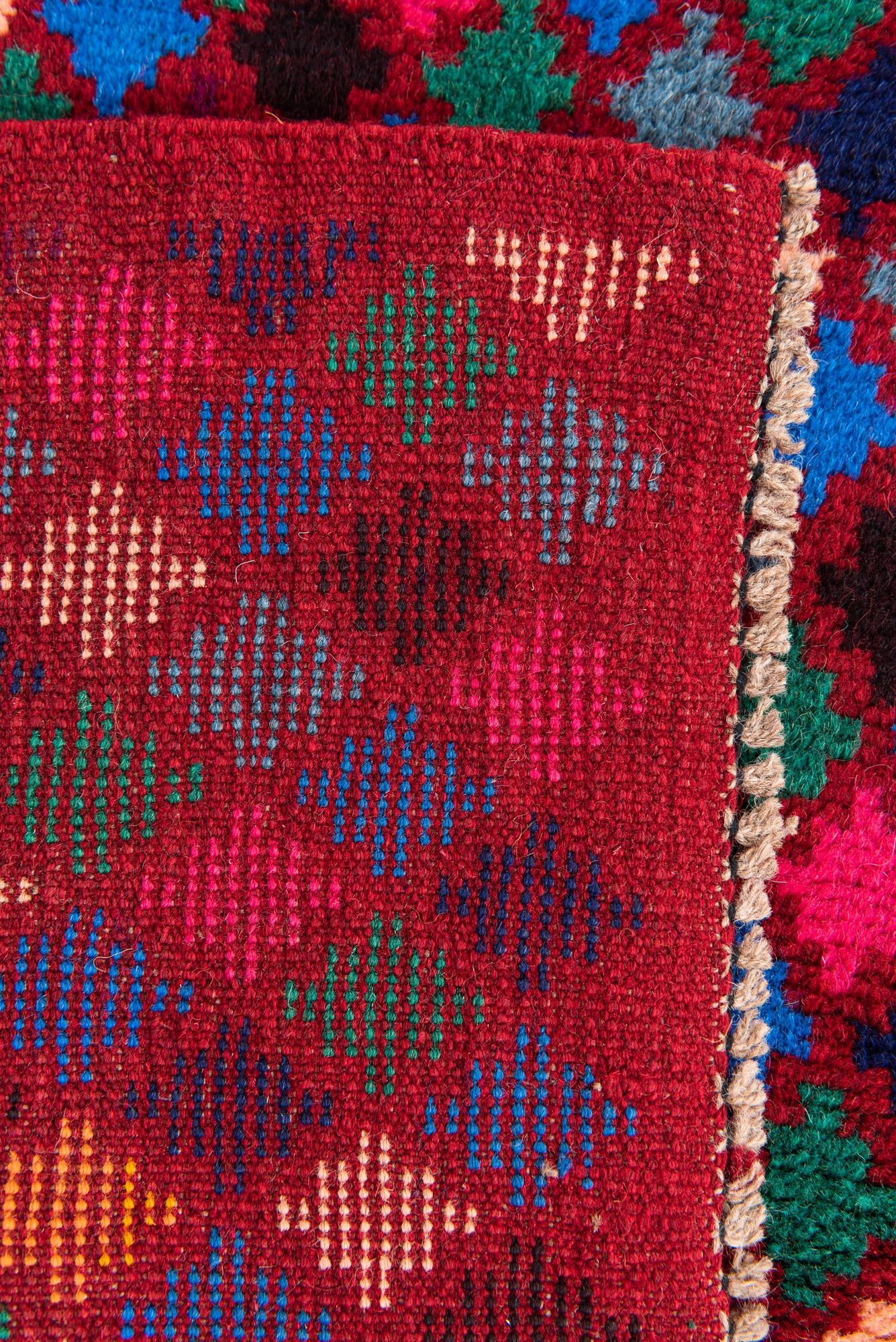 3' 1 x 4' 9 Hand Knotted Balouch Wool Rug