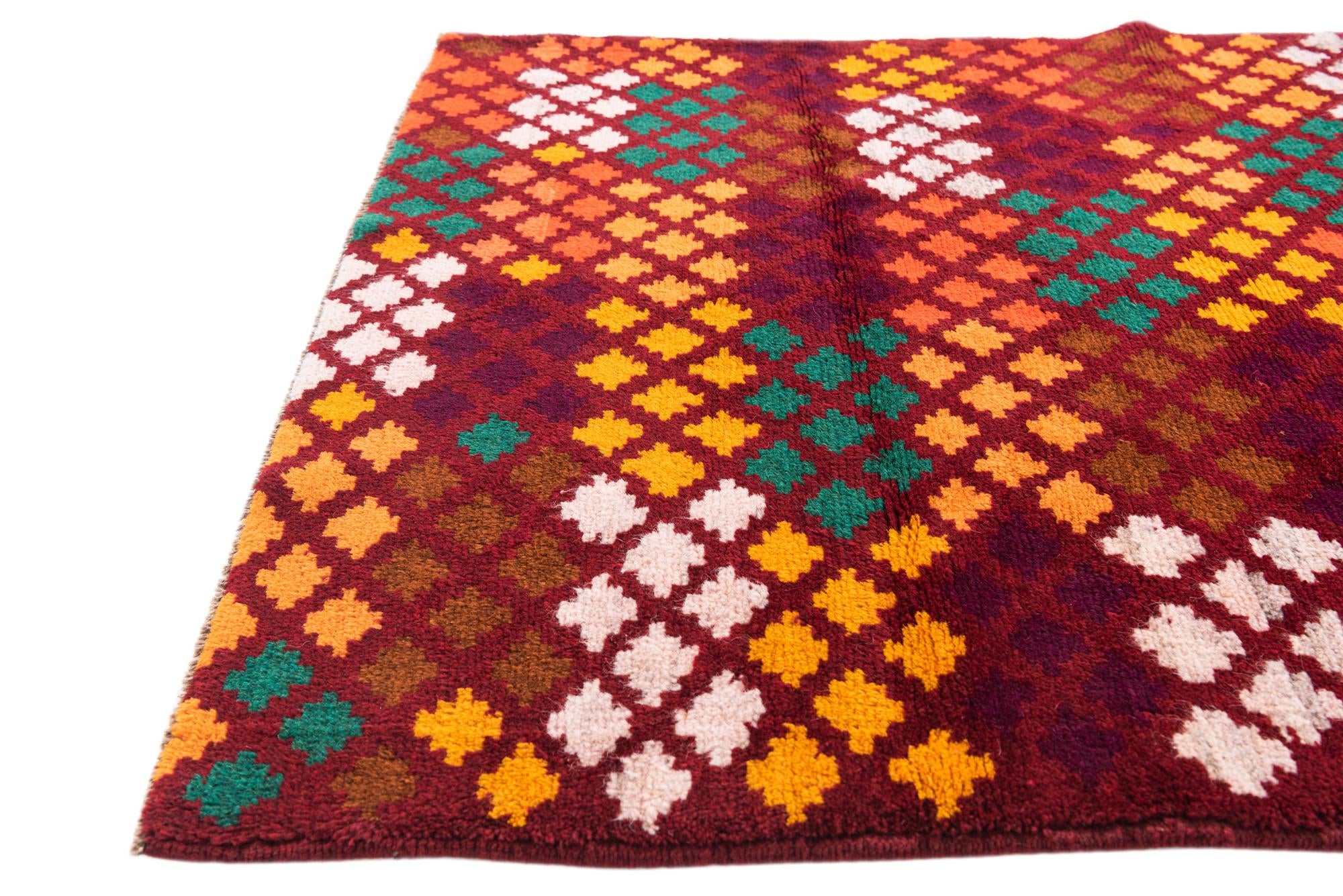 3' 1 x 4' 6 Hand Knotted Balouch Wool Rug