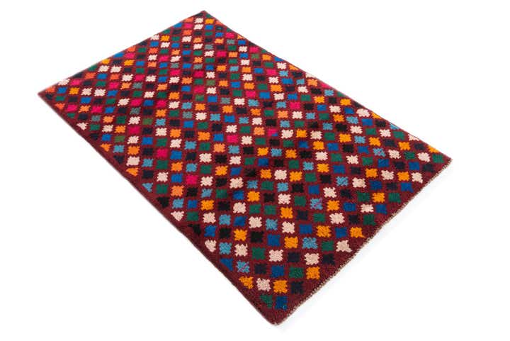 3' x 4' 7 Hand Knotted Balouch Wool Rug