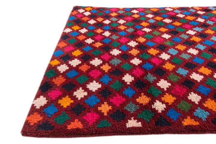 3' x 4' 7 Hand Knotted Balouch Wool Rug