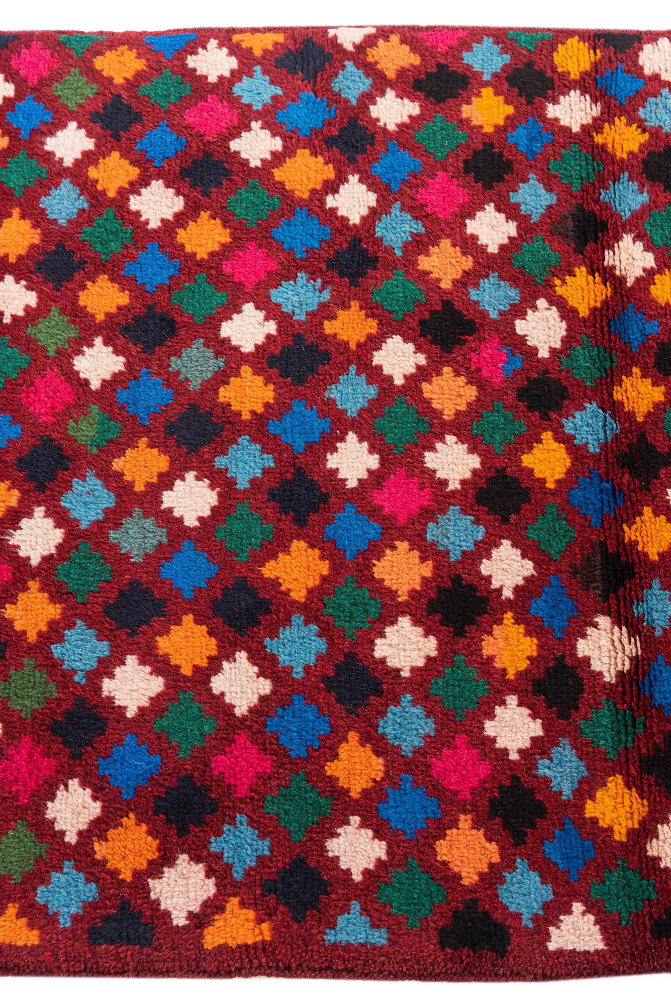 3' x 4' 7 Hand Knotted Balouch Wool Rug