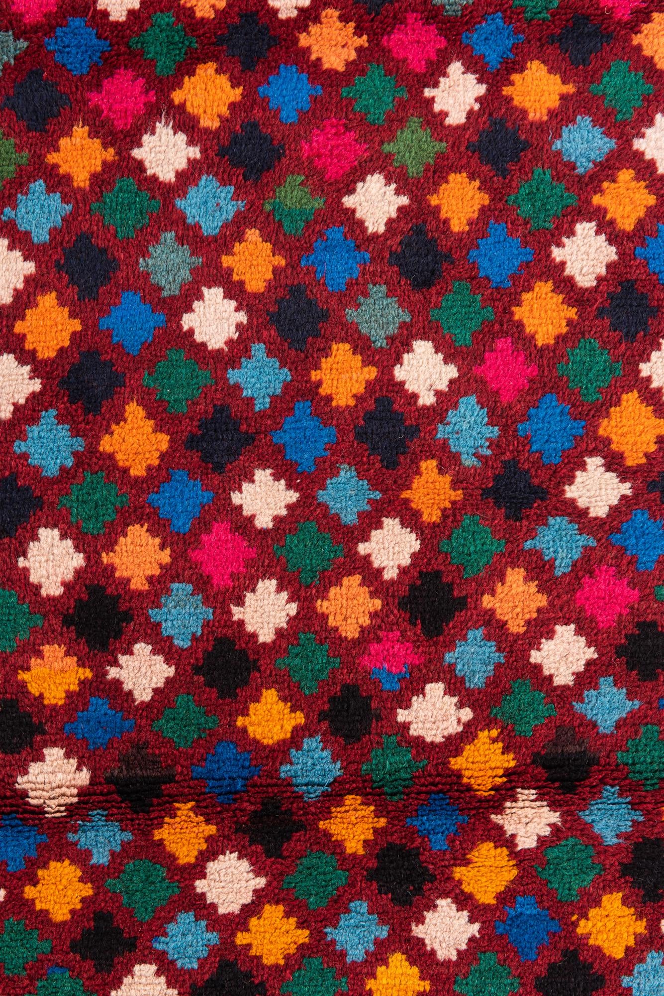 3' x 4' 7 Hand Knotted Balouch Wool Rug