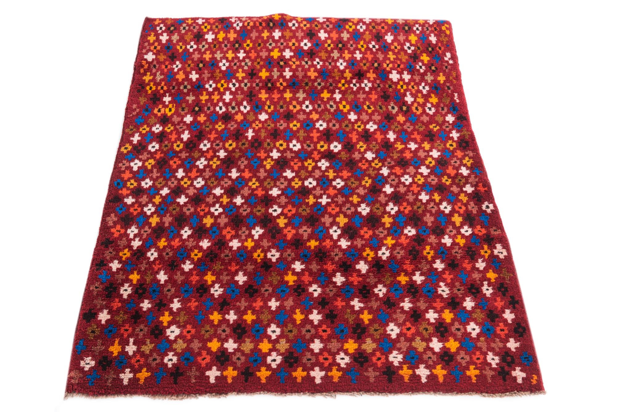 3' 1 x 4' 2 Hand Knotted Balouch Wool Rug